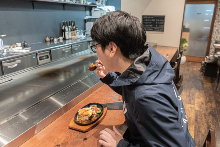 ハンバーグランチ with いとう君ちのあっぱれ卵