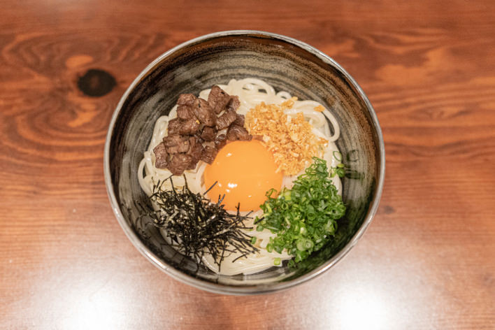ガーリック釜玉うどんwith いとう君ちのあっぱれ卵