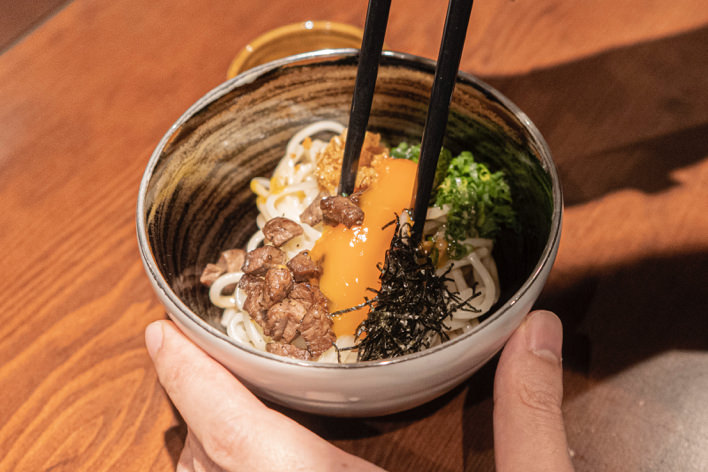 ガーリック釜玉うどんwith いとう君ちのあっぱれ卵